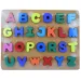 ABC bunte Holz-Großbuchstaben-Formpuzzle 30x22cm Bild 1