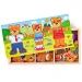 Anziehbare Bärenfamilie Holzpuzzle - Woodyland Bild 2