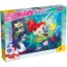 Ariel die kleine Meerjungfrau 2-in-1 Puzzle und Malbuch, 60 Teile, 50x35cm – Lisciani Bild 1