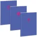Ars Una: Soft Touch Violet Spring extra geheftetes Punktrasterheft A/4