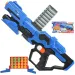Attack Launcher: Manuelle Schaumstoffpistole mit Jeton-Zielscheibe und Patrone, 49 cm Bild 1