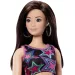 Barbie Fashionista Freundinnen stilvolle Modepuppe mit Sternenmusterkleid - Mattel Bild 3