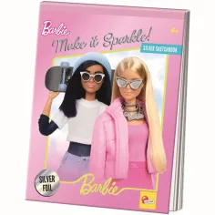 Barbie – Lass es funkeln! Glitzerndes Zeichenheft - Lisciani Bild 1