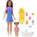 Barbie Puppe im Herzkleid Babysitter Spielset - Mattel Bild 2