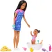 Barbie Puppe im Herzkleid Babysitter Spielset - Mattel Bild 4