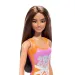 Barbie Strandpuppe in buntem, blumigem Badeanzug - Mattel Bild 2