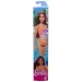Barbie Strandpuppe in buntem, blumigem Badeanzug - Mattel Bild 1