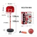 Basketballkorb-Set mit Ständer, Pumpe und Ball Bild 2