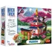 Brick Trick aus Ziegeln bauen: Pagode 160-teiliges Konstruktionsspielzeug - Trefl Bild 1