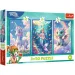 Bunte Märchenwelt – 3 x 50 Teile Puzzle mit Einhorn, Meerjungfrau und Drache – Trefl Bild 1