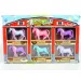 Bunte Pferdefigur 6er-Set