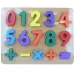 Bunte Zahlen Holzform-Puzzle 30x22cm Bild 1