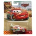 Cars Lightning McQueen hellblau mit Rädern Spielzeugauto 1/55 – Mattel