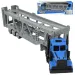 City Truck: Blauer Autotransporter Sattelschlepper 22cm Bild 1