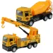 City Truck: Rückziehbetonmischer oder Kranwagen 14cm Bild 1