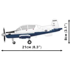 COBI: Beechcraft T-6 Texan II blau-weißer Bausatz (26624) Bild 3