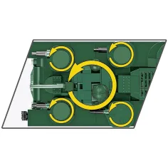 COBI: Vickers A1E1 Independent Konstruktionsspielzeug (2990) Bild 4