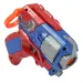 Cool Soft Bullet Gun: Kleine Schaumstoffpistole mit Patronen in Blau-Rot, 14 cm Bild 2
