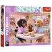 Dackel in einem Café 300 Teile Puzzle - Trefl Bild 1