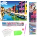 Diamantmalerei Puzzle: Venedig Diamantmalset 30x40cm Bild 2