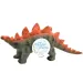 Dino World: Stegosaurus-Dinosaurierfigur aus Vinyl mit Geräuschfunktion und Baumwollfüllung in 35 cm Größe Bild 1