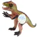 Dino World: Velociraptor-Dinosaurierfigur aus Vinyl mit Geräuschfunktion und Baumwollfüllung, 35 cm Bild 1