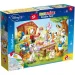 Disney Donald Duck Familie 2-in-1 Maxi 35-teiliges Puzzle und Malvorlage 70x50cm – Lisciani Bild 1
