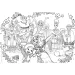 Disney Encanto 2-in-1 Maxi 2x60-teiliges Puzzle und Malset 50x35cm – Lisciani Bild 2