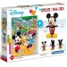 Disney: Mickey Maus 104 Teile Puzzle + 3D Mickey Modell - Clementoni Bild 1