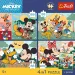 Disney Mickey Maus und Freunde – 4 x 88 Teile Premium Plus Kids Puzzle – Trefl Bild 2