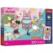 Disney Minnie Maus Rosa Abenteuer 100-teiliges UFT Puzzle mit Poster - Trefl