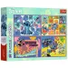 Disney: Wundervoller Stitch 4x250-teiliges Puzzle - Trefl Bild 1