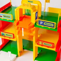 Dreistöckige Servicegarage mit Straße und Zubehör - Wader Bild 3