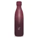 Dunkelrote doppelwandige Metallflasche 500ml