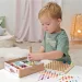 Eichhorn: Montessori-Entwicklungsspiel mit Holzpinzette und Kugeln Bild 4