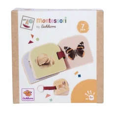Eichhorn: Montessori-Tierbuch aus Holz – Lerne die Tiere mit natürlichen Bildern kennen – Simba Toys Bild 1