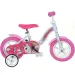 Einhorn rosa-weiße Kinderfahrrad in Größe 10 - Dino Bikes Fahrrad Bild 1