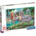 Einhörner am Wasserfall 180-teiliges Super-Puzzle - Clementoni