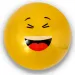 Emoji-Muster-Gummiball in verschiedenen Ausführungen, 23 cm Bild 4