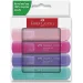 Faber-Castell: 1546 Textmarker in Pastellfarben 4er-Set