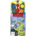 Faber-Castell: Connector 12-teiliges Wasserfarbenset mit zusammensteckbaren Paletten, Dinosauriermuster