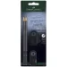 Faber-Castell: GRIP Sparkle 4er-Set schwarze Bleistifte mit Radiergummi und Anspitzer