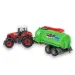 Farm Set: Landwirtschaftlicher Traktor mit Anhänger in vier Varianten 22cm Bild 2