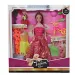 Fashion Girl: Puppen- und Kinderset mit Fahrrad und Zubehör, 28 cm Bild 2