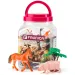 Faunica: Spielset mit Farmtieren im Eimer - Woodyland Bild 1