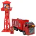 Feuerwehr: Feuerwachen-Set mit Wachturm, Auto und Zubehör. Bild 2