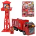 Feuerwehr: Feuerwachen-Set mit Wachturm, Auto und Zubehör. Bild 1