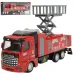 Feuerwehr: Schwungradbetriebenes Hubarbeitsbühnen-Feuerwehrfahrzeug 19cm Bild 1