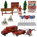 Fire Crew: Feuerwehr-Spielzeugauto-Set mit Zubehör Bild 1