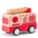 Feuerwehrauto aus Holz mit Licht und Sound - Woodyland Bild 1